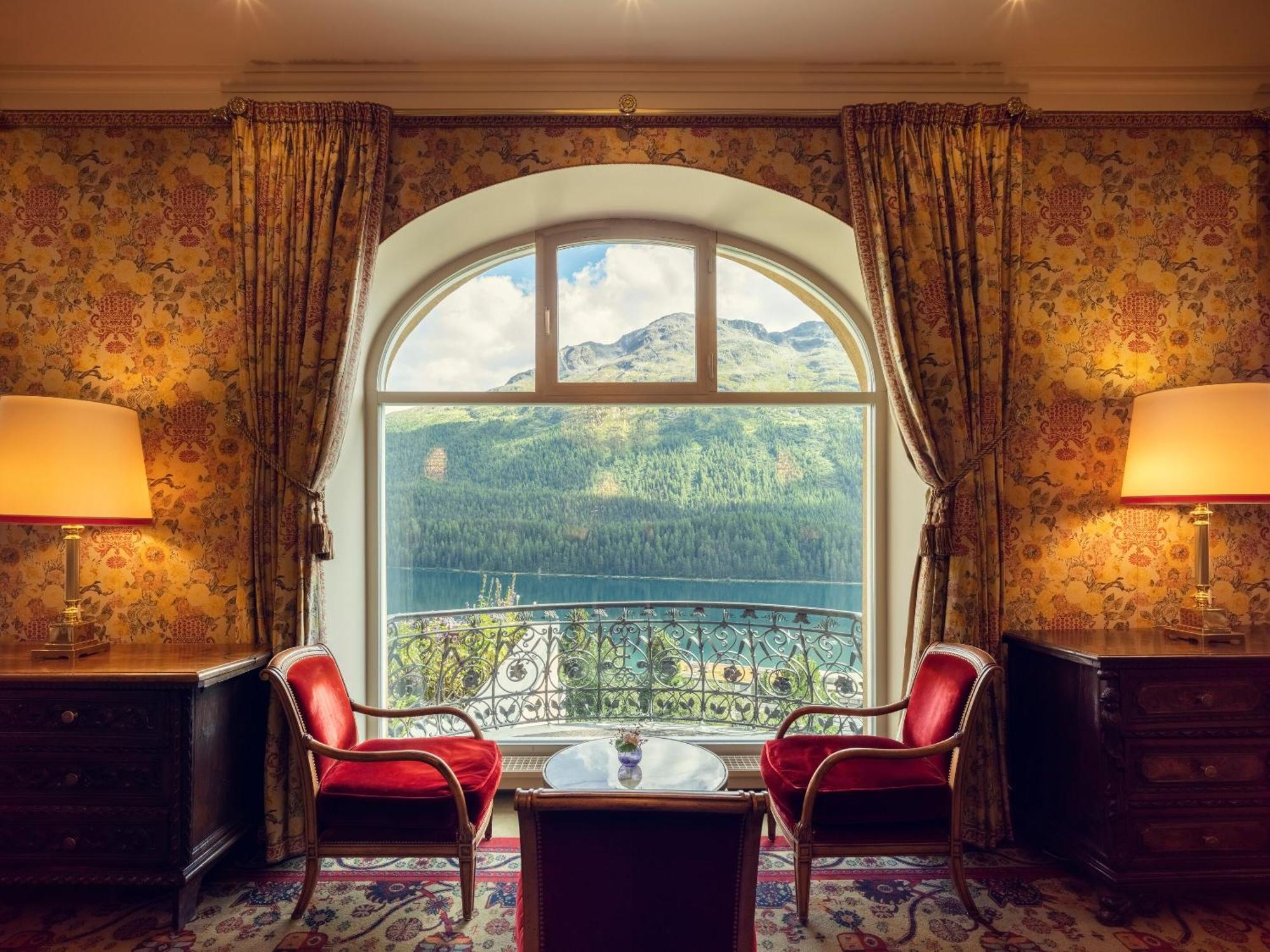 Kulm Hotel St. Moritz Bagian luar foto